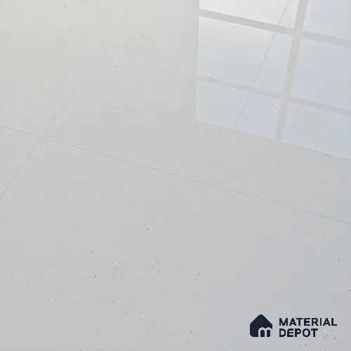 Terrazzo Wall & Floor Tile TL 06660 F Stars Grey Lux 4 ft x 2 ft Full Body Vitrified Polish Finish - 9 mm | Suitable For Living Room, Bedroom, Bathroom, Terrace, Office & Balcony