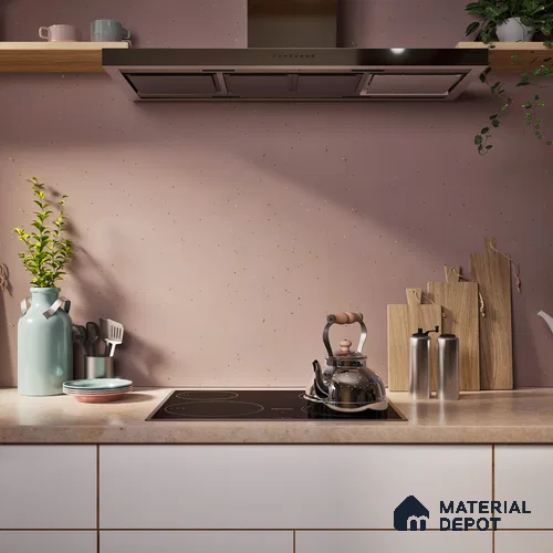 Terrazzo Wall & Floor Tile TL 06660 G Stars Mocha Natural 4 ft x 2 ft Full Body Vitrified Matte Finish - 9 mm | Suitable For Living Room, Bedroom, Bathroom, Terrace, Office & Balcony