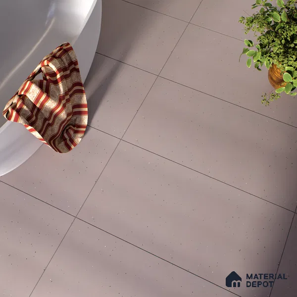 Terrazzo Wall & Floor Tile TL 06660 G Stars Mocha Natural 4 ft x 2 ft Full Body Vitrified Matte Finish - 9 mm | Suitable For Living Room, Bedroom, Bathroom, Terrace, Office & Balcony