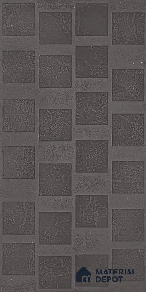 Metallic Look Wall Tile TL 06660 K Stars Nero Cube 4 ft x 2 ft Full Body Vitrified Lappato Matte Finish - 9 mm | Suitable For Living Room, Bedroom, Bathroom, Terrace, Office & Balcony