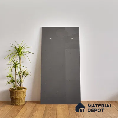Terrazzo Wall & Floor Tile TL 06660 L Stars Nero Lux 4 ft x 2 ft Full Body Vitrified Polish Finish - 9 mm | Suitable For Living Room, Bedroom, Bathroom, Terrace, Office & Balcony