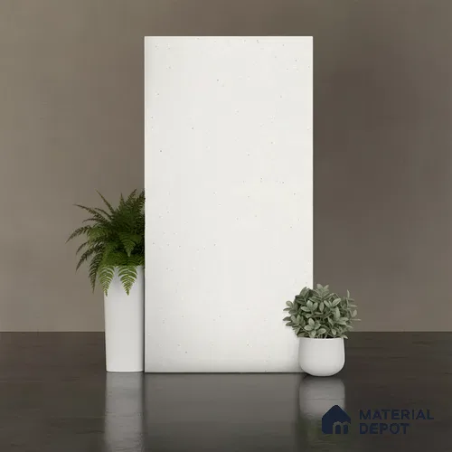Terrazzo Wall & Floor Tile TL 06660 Stars Bianco Natural 4 ft x 2 ft Full Body Vitrified Matte Finish - 9 mm | Suitable For Living Room, Bedroom, Bathroom, Terrace, Office & Balcony