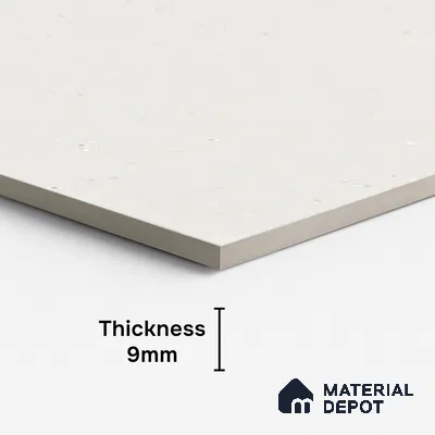 Terrazzo Wall & Floor Tile TL 06660 Stars Bianco Natural 4 ft x 2 ft Full Body Vitrified Matte Finish - 9 mm | Suitable For Living Room, Bedroom, Bathroom, Terrace, Office & Balcony