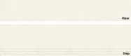 Terrazzo Rock White Step 4x1 ft Tile Satin Matte Finish TL 10757 Vitrified Full Body Stair Tile - 9 mm| Image 1