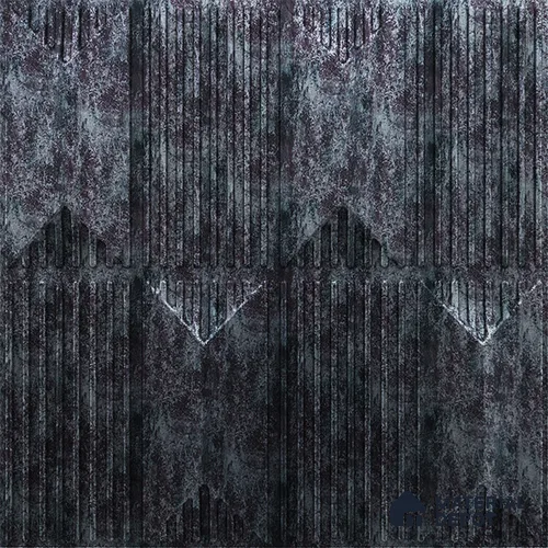 Black Artisan PVC Matte Finish 3D Wall Panel | 20 in x 20 in | Thunder Black - 15 mm | Suitable for Dining, Feature Wall & TV Unit | Width is Subjected to 5% Variation