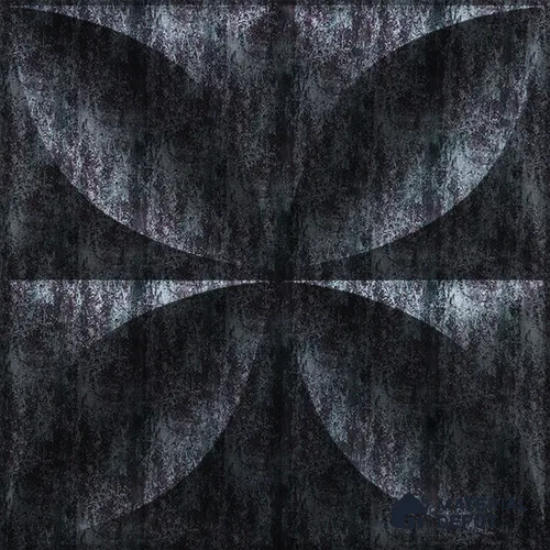 Black Butterfly PVC Matte Finish 3D Wall Panel | 20 in x 20 in | Thunder Black - 15 mm | Suitable for Dining, Feature Wall & TV Unit | Width is Subjected to 5% Variation