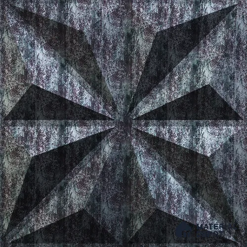 Black Crystal PVC Matte Finish 3D Wall Panel | 20 in x 20 in | Thunder Black - 15 mm | Suitable for Dining, Feature Wall & TV Unit | Width is Subjected to 5% Variation