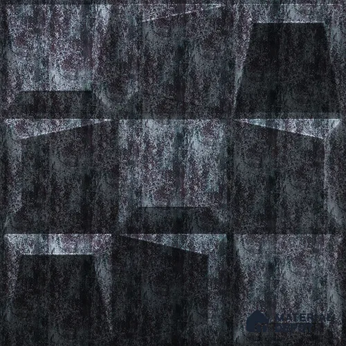 Black Cubical PVC Matte Finish 3D Wall Panel | 20 in x 20 in | Thunder Black - 15 mm | Suitable for Dining, Feature Wall & TV Unit | Width is Subjected to 5% Variation