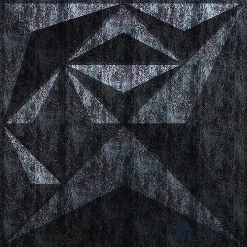Black Diamond PVC Matte Finish 3D Wall Panel | 20 in x 20 in | Thunder Black - 15 mm | Suitable for Dining, Feature Wall & TV Unit | Width is Subjected to 5% Variation