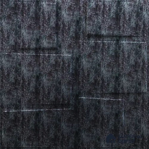 Black Stream PVC Matte Finish 3D Wall Panel | 20 in x 20 in | Thunder Black - 15 mm | Suitable for Dining, Feature Wall & TV Unit | Width is Subjected to 5% Variation