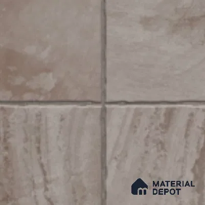 Stone Floor Tile TL 07603 B Colombina Taupe 16 x 16 inch Texture Finish Vitrified Tile - 12 mm | Suitable for Parking, Outdoor & Bathroom | Pattern Alignment May Vary | 2-3 mm Spacer is Mandatory