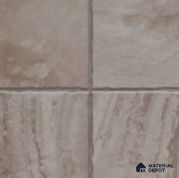 Stone Floor Tile TL 07603 B Colombina Taupe 16 x 16 inch Texture Finish Vitrified Tile - 12 mm | Suitable for Parking, Outdoor & Bathroom | Pattern Alignment May Vary | 2-3 mm Spacer is Mandatory