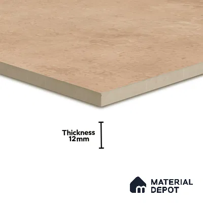 Stone Floor Tile TL 07586 E Basalt Caramel 16 x 16 inch Texture Finish Vitrified Tile - 12 mm | Suitable for Parking, Bathroom | Pattern Alignment May Vary | 2-3 mm Spacer is Mandatory