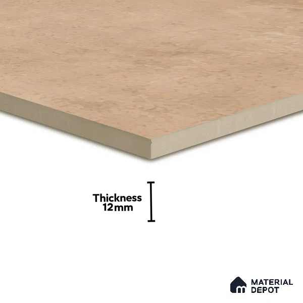 Stone Floor Tile TL 07586 E Basalt Caramel 16 x 16 inch Texture Finish Vitrified Tile - 12 mm | Suitable for Parking, Bathroom | Pattern Alignment May Vary | 2-3 mm Spacer is Mandatory