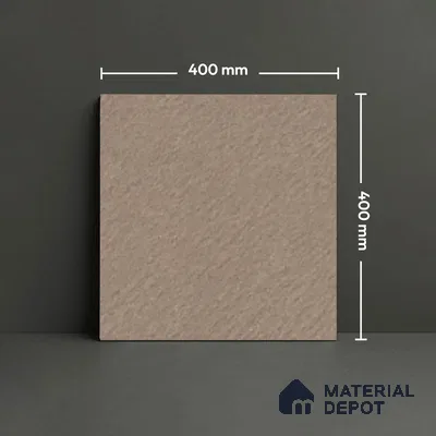 Stone Floor Tile TL 07521 B Signature Amber 16 x 16 inch Texture Finish Vitrified Tile - 12 mm | Suitable for Parking, Outdoor & Bathroom | Pattern Alignment May Vary | 2-3 mm Spacer is Mandatory
