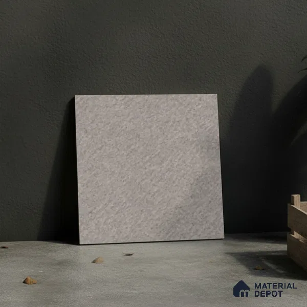 Cement Floor Tile TL 07521 D Signature Grey 16 x 16 inch Texture Finish Vitrified Tile - 12 mm | Suitable for Parking, Outdoor & Bathroom | Pattern Alignment May Vary | 2-3 mm Spacer is Mandatory