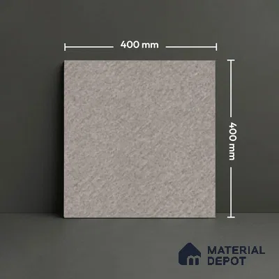 Cement Floor Tile TL 07521 D Signature Grey 16 x 16 inch Texture Finish Vitrified Tile - 12 mm | Suitable for Parking, Outdoor & Bathroom | Pattern Alignment May Vary | 2-3 mm Spacer is Mandatory
