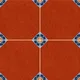 Moroccan Athangudi Carpet Floor & Wall Tile TL 10448 C Center 1 ft x 1 ft - Ceramic Matte Finish -10 mm | Suitable for Living Room, Kitchen, Bathroom | Please Expect a Slight Variation of Pattern | Image 02