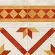Moroccan Athangudi Carpet Floor Tile TL 10454 B Border 1 ft x 1 ft - Ceramic Matte Finish -10 mm | Suitable for Living Room, Kitchen, Dining Area | Please Expect a Slight Variation of Pattern | Image 01
