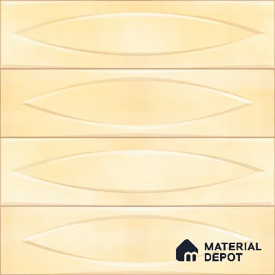 Yellow Faux Subway Wall Tile TL 09093 B  Eye Yellow 1 ft x 1 ft Ceramic Glossy Finish - 9 mm | Suitable for Highlighter Wall, Bathroom, Kitchen Wall & Backsplash | Please Expect a Slight Variation of Pattern