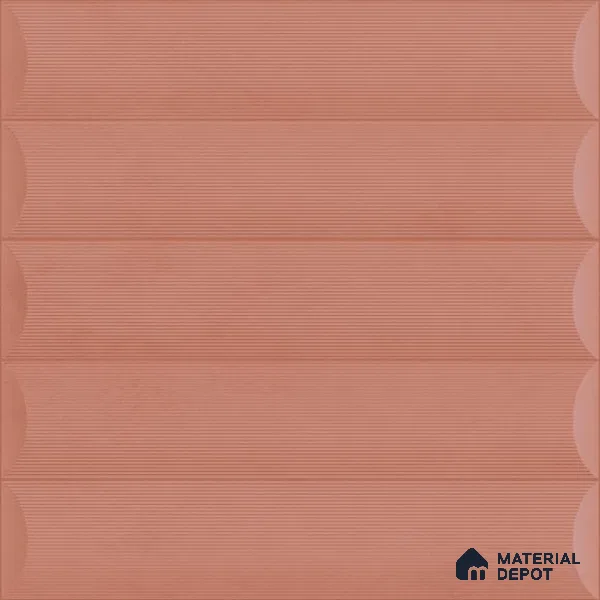 Pink Faux Subway Wall Tile TL 09095 Roof Grape 1 ft x 1 ft Ceramic Glossy Finish - 9 mm | Suitable for Highlighter Wall, Bathroom, Kitchen Wall & Backsplash | Please Expect a Slight Variation of Pattern