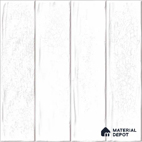White Faux Subway Wall Tile TL 09094 B Lucido Blanco 1 ft x 1 ft Ceramic Glossy Finish - 9 mm | Suitable for Highlighter Wall, Bathroom, Kitchen Wall & Backsplash | Please Expect a Slight Variation of Pattern