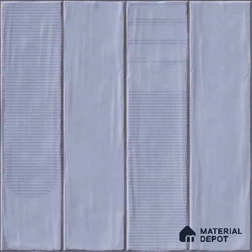 Blue Faux Subway Wall Tile TL 09094 C  Lucido Blue 1 ft x 1 ft Ceramic Glossy Finish - 9 mm | Suitable for Highlighter Wall, Bathroom, Kitchen Wall & Backsplash | Please Expect a Slight Variation of Pattern