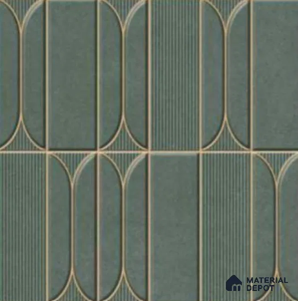 Subway Wall Tile TL 11008 C Amazon Green 1 ft x 1 ft Matte Finish Ceramic Tile - 9 mm | | Suitable for Highlighter Walls, Foyer, Bathroom, Kitchen Wall & Backsplashes