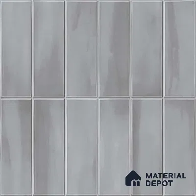 Wall Tile TL 07859 C Evolve Grey 1 ft x 1 ft Ceramic Glossy Finish - 9.5 mm | Suitable for Kitchen, Bathroom & Balcony Walls | Please Expect a Slight Variation of Pattern