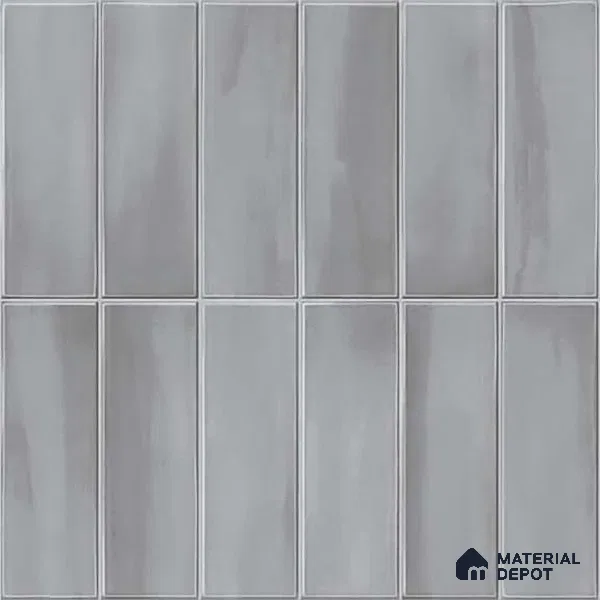 Wall Tile TL 07859 C Evolve Grey 1 ft x 1 ft Ceramic Glossy Finish - 9.5 mm | Suitable for Kitchen, Bathroom & Balcony Walls | Please Expect a Slight Variation of Pattern