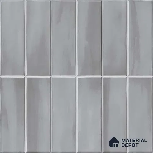 Wall Tile TL 07859 C Evolve Grey 1 ft x 1 ft Ceramic Glossy Finish - 9.5 mm | Suitable for Kitchen, Bathroom & Balcony Walls | Please Expect a Slight Variation of Pattern