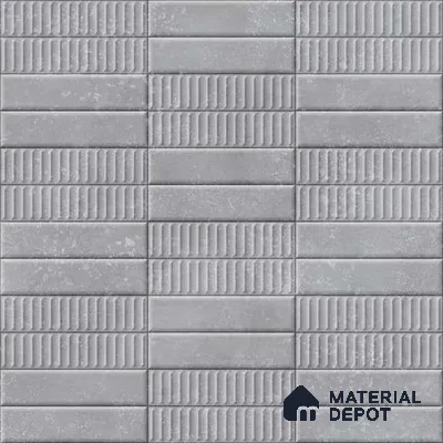 Wall Tile TL 07865 E Grand Grey 1 ft x 1 ft Ceramic Glossy Finish - 9.5 mm | Suitable for Kitchen, Bathroom & Balcony Walls