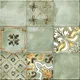 Moroccan Wall Tile TL 07862 C Horizon Bice Decor-2 1 ft x 1 ft Ceramic Glossy Finish - 9.5 mm | Suitable For Bathroom, Kitchen, Balcony | Please Expect a Slight Variation of Pattern | Image 01