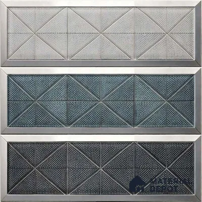 Patterned Wall Tile TL 07863 B Pura Glue Decor-3 1 ft x 1 ft Ceramic Glossy Finish - 9.5 mm | Suitable for Kitchen, Bathroom & Balcony Walls | Please Expect a Slight Variation of Pattern