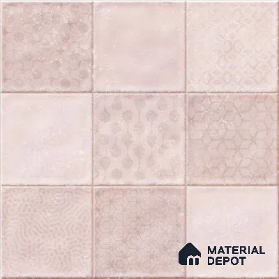 Wall Tile TL 07861 Haven Veletin Glue Decor-1 1 ft x 1 ft Ceramic Glossy Finish - 9.5 mm | Suitable for Kitchen, Bathroom & Balcony Walls