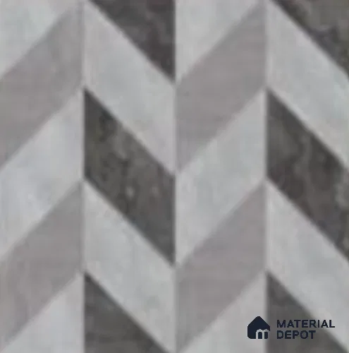 Wood Floor Tile TL 12119 Geometric Wooden 2 ft x 2 ft Vitrified Matte Finish Tile - 9 mm