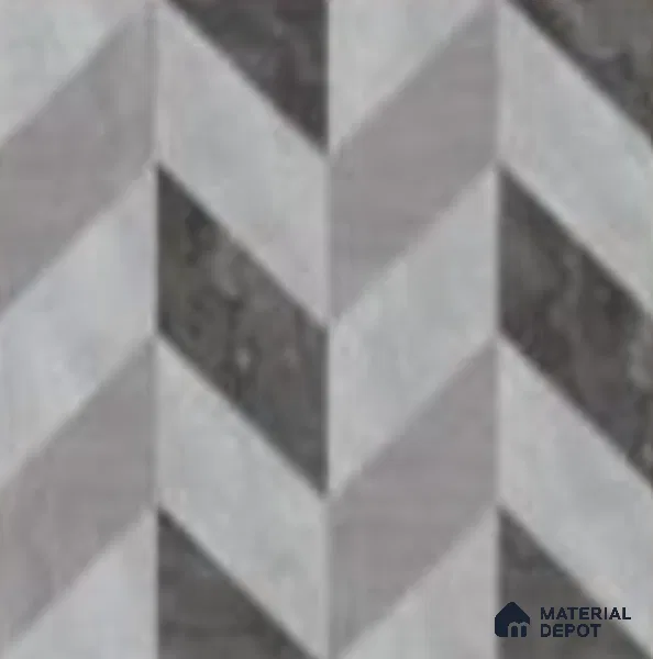 Wood Floor Tile TL 12119 Geometric Wooden 2 ft x 2 ft Vitrified Matte Finish Tile - 9 mm