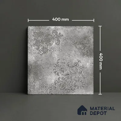 Stone Floor Tile   TL 10501  16 inch x 16 inch Vitrified Matte Finish -12 mm | Suitable for Parking, Balcony & Terrace | Pattern Alignment May Vary | 2-3 mm Spacer is Mandatory