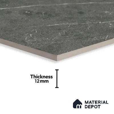 Stone Floor Tile   TL 10502  16 inch x 16 inch Vitrified Matte Finish -12 mm | Suitable for Parking, Balcony & Terrace | Pattern Alignment May Vary | 2-3 mm Spacer is Mandatory