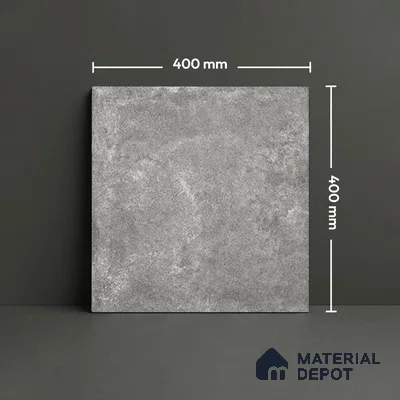 Stone Floor Tile   TL 10500  16 inch x 16 inch Vitrified Matte Finish -12 mm | Suitable for Parking, Balcony & Terrace | Pattern Alignment May Vary | 2-3 mm Spacer is Mandatory