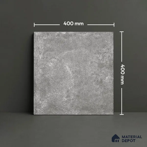 Stone Floor Tile   TL 10500  16 inch x 16 inch Vitrified Matte Finish -12 mm | Suitable for Parking, Balcony & Terrace | Pattern Alignment May Vary | 2-3 mm Spacer is Mandatory