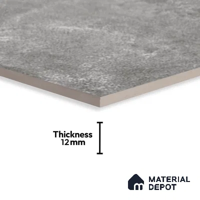 Stone Floor Tile   TL 10500  16 inch x 16 inch Vitrified Matte Finish -12 mm | Suitable for Parking, Balcony & Terrace | Pattern Alignment May Vary | 2-3 mm Spacer is Mandatory