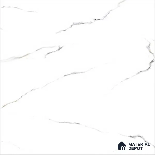 Marble Floor Tile TL 10504  16 inch x 16 inch Vitrified Matte Finish -12 mm | Suitable for Parking, Balcony & Terrace | Pattern Alignment May Vary | 2-3 mm Spacer is Mandatory