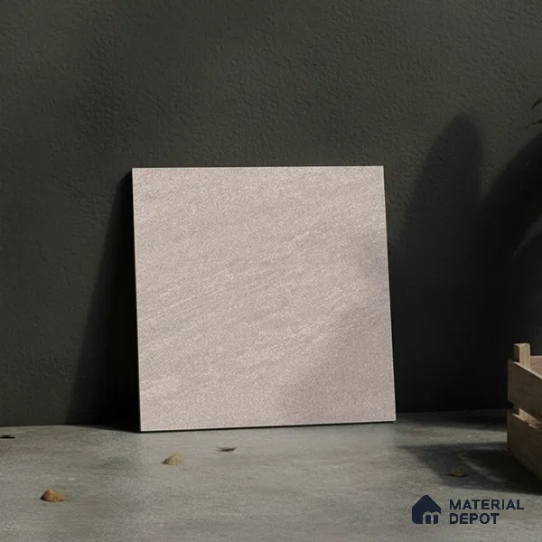 Stone Floor Tile   TL 10498  16 inch x 16 inch Vitrified Matte Finish -12 mm | Suitable for Parking, Balcony & Terrace | Pattern Alignment May Vary | 2-3 mm Spacer is Mandatory
