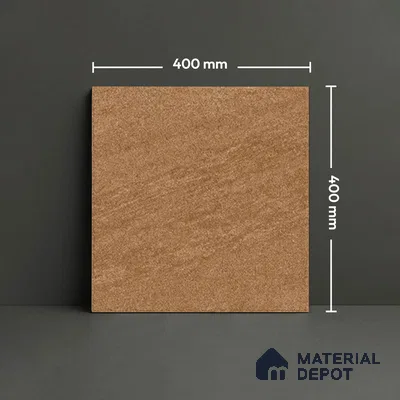Stone Floor Tile   TL 10494  16 inch x 16 inch Vitrified Matte Finish -12 mm | Suitable for Parking, Balcony & Terrace | Pattern Alignment May Vary | 2-3 mm Spacer is Mandatory