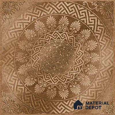 Patterned Floor Tile   TL 10495  16 inch x 16 inch Vitrified Matte Finish -12 mm | Suitable for Parking, Balcony & Terrace | Pattern Alignment May Vary | 2-3 mm Spacer is Mandatory