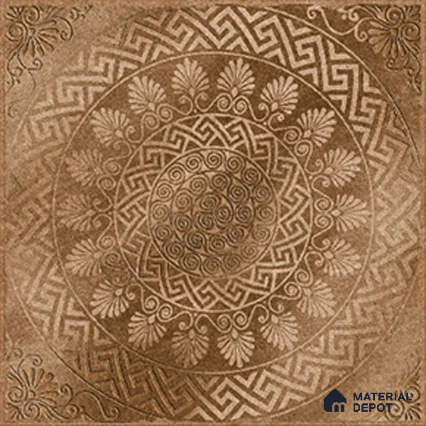 Patterned Floor Tile   TL 10495  16 inch x 16 inch Vitrified Matte Finish -12 mm | Suitable for Parking, Balcony & Terrace | Pattern Alignment May Vary | 2-3 mm Spacer is Mandatory