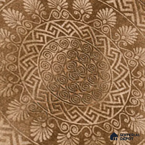 Patterned Floor Tile   TL 10495  16 inch x 16 inch Vitrified Matte Finish -12 mm | Suitable for Parking, Balcony & Terrace | Pattern Alignment May Vary | 2-3 mm Spacer is Mandatory
