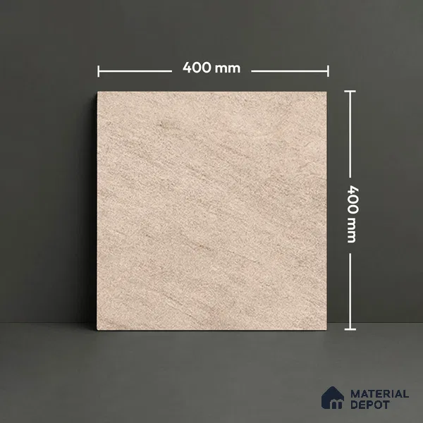 Stone Floor Tile   TL 10492  16 inch x 16 inch Vitrified Matte Finish -12 mm | Suitable for Parking, Balcony & Terrace | Pattern Alignment May Vary | 2-3 mm Spacer is Mandatory