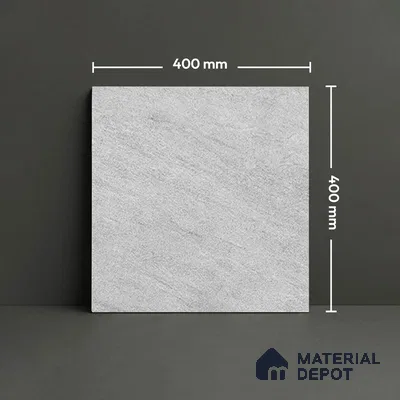Stone Floor Tile   TL 10490  16 inch x 16 inch Vitrified Matte Finish -12 mm | Suitable for Parking, Balcony & Terrace | Pattern Alignment May Vary | 2-3 mm Spacer is Mandatory